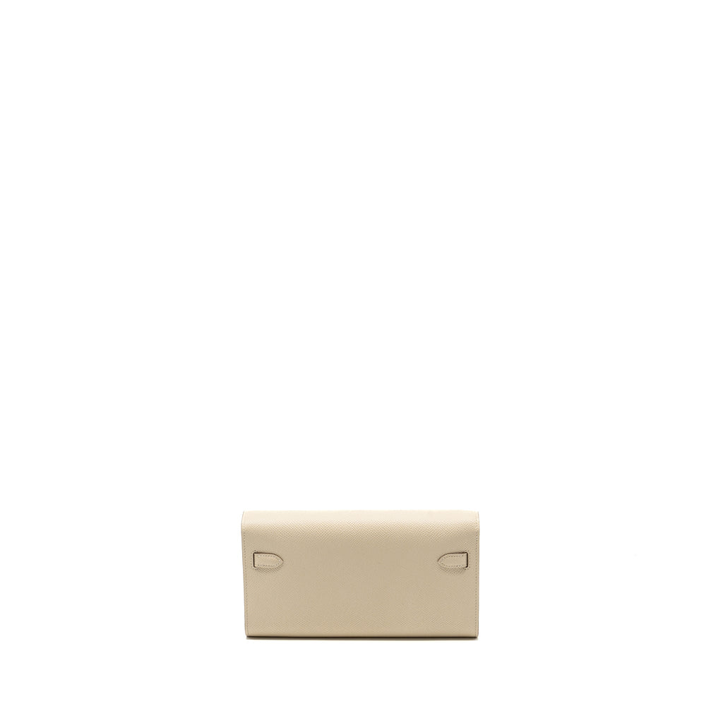 Hermes classic Kelly To Go epsom craie GHW