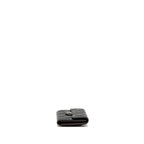 CHANEL CLASSIC SMALL FLAP WALLET LAMBSKIN BLACK LGHW