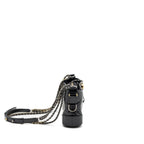 CHANEL SMALL GABRIELLE HOBO BAG AGED CALFSKIN BLACK MULTICOLOUR HARDWARE