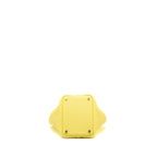 Hermes picotin 18 lock bag clemence / swift limoncello / orange SHW