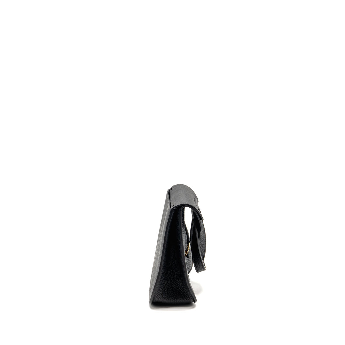 Hermes Halzan 25 Clemence Black GHW