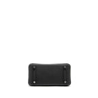 Hermes Birkin 25 Touch Togo/Alligator Mississippiensis Mat Black SHW