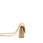 CHANEL MEDIUM CLASSIC DOUBLE FLAP CAVIAR BEIGE GHW