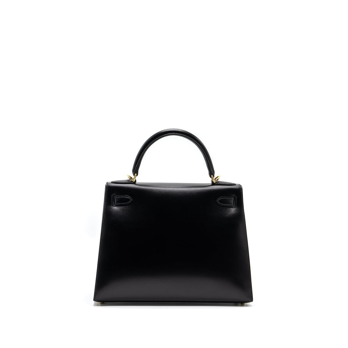 HERMES KELLY 28 BOX LEATHER BLACK GHW