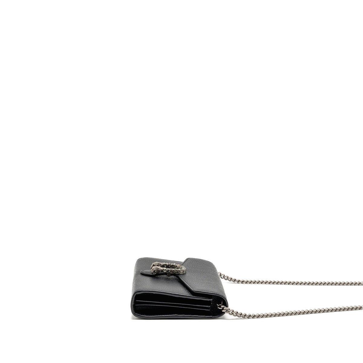 GUCCI DIONYSUS WALLET ON CHAIN CALFSKIN BLACK SHW