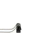 CHANEL MINI RECTANGULAR FLAP BAG LAMBSKIN BLACK LGHW (MICROCHIP)