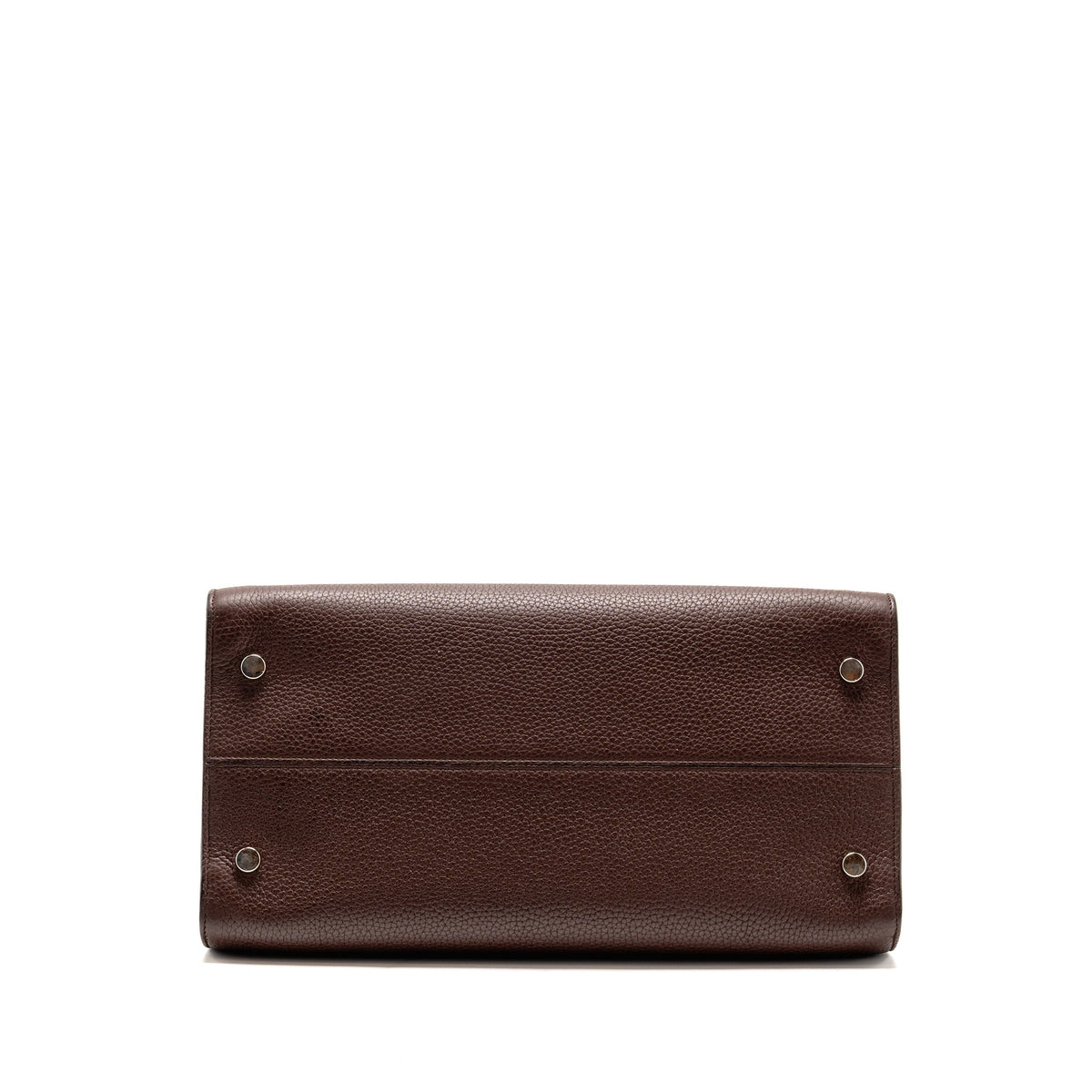 Dior Diorever Bag Pebbled Leather Dark Brown SHW