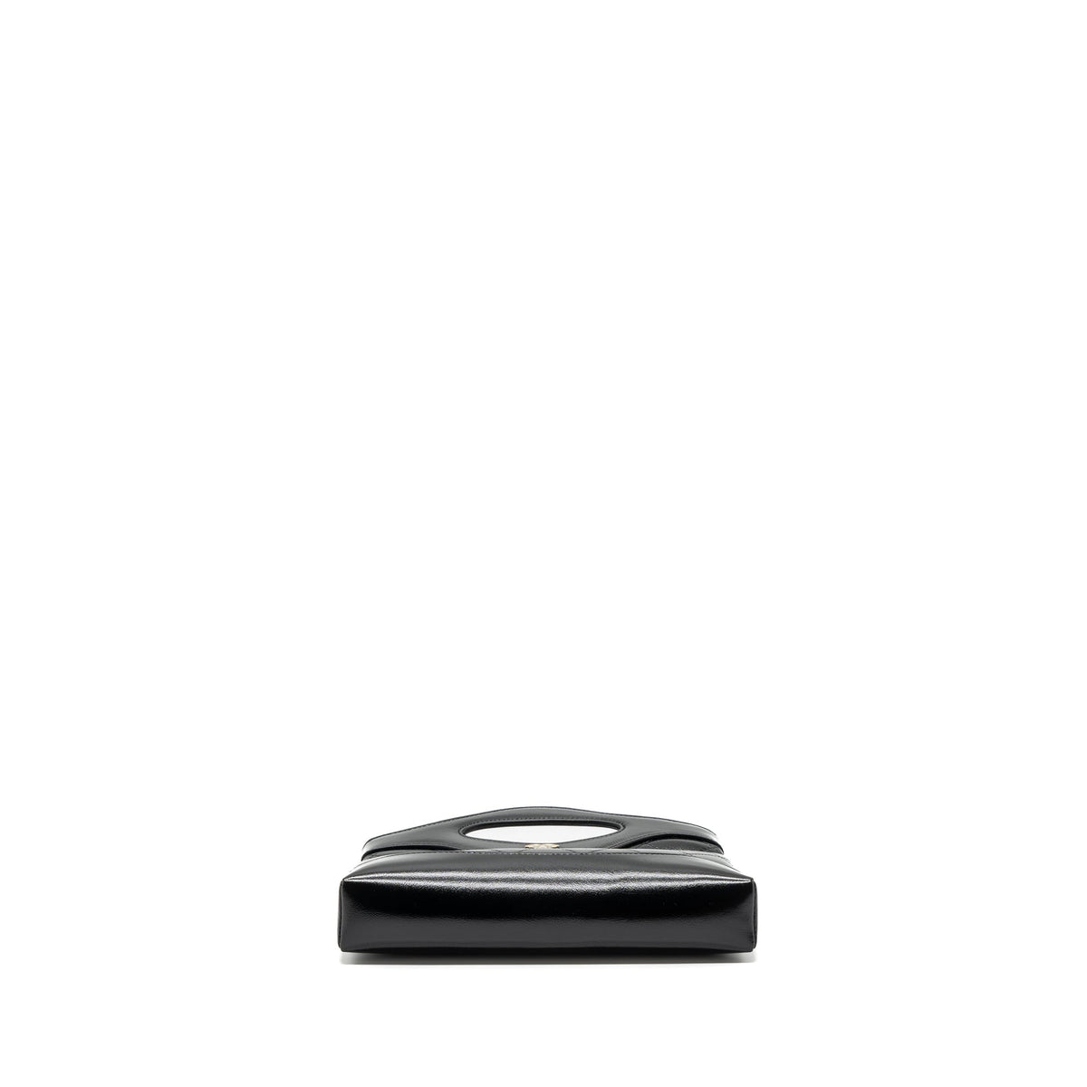 CHANEL 24C MINI 31 CLUTCH WITH CHAIN SHINY CALFSKIN  BLACK LGHW(MICROCHIP)