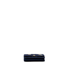 CHANEL 18A CHARMING NAVY WALLET ON CHAIN WOOL/CALFSKIN NAVY GHW