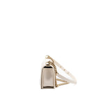 CHANEL MEDIUM LE BOY CAVIAR WHITE LGHW