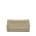 CHANEL DEAUVILLE TOTE BAG CANVAS BEIGE SHW (MICROCHIP)