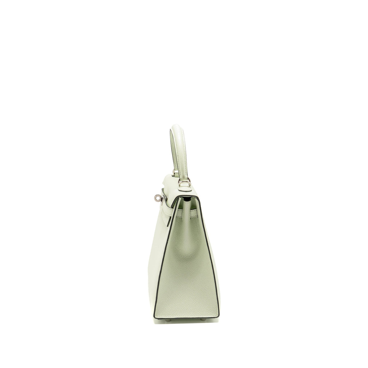 Hermes Kelly 25 Epsom Vert Fizz SHW