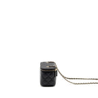CHANEL LONG VANITY CASE CAVIAR BLACK LGHW