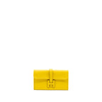 Hermes Jige Wallets swift Jaune De Naples / rose sakura SHW