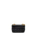 DIOR SMALL CARO BAG CALFSKIN BLACK GHW