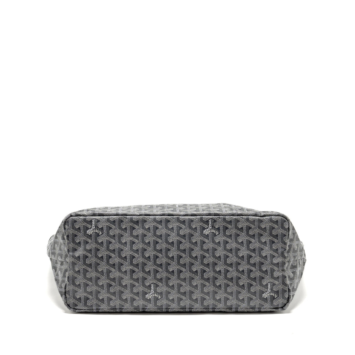 GOYARD SAINT LOUIS PM TOTE BAG GOYARDLINE CANVAS GREY SHW