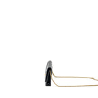 CHANEL CHEVRON 2.55 REISSUE WALLET ON CHAIN AGED CALFSKIN BLACK GHW (MICROCHIP)