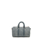 LOUIS VUITTON KEEPALL BANDOULIERE 25 WASHED DENIM CANVAS BLUE SHW