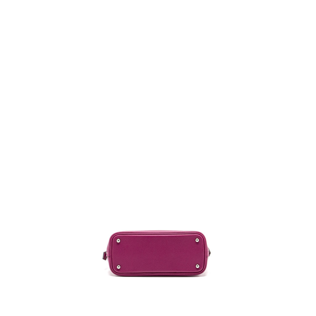 Hermes Mini Bolide Evercolor Rose Purple SHW