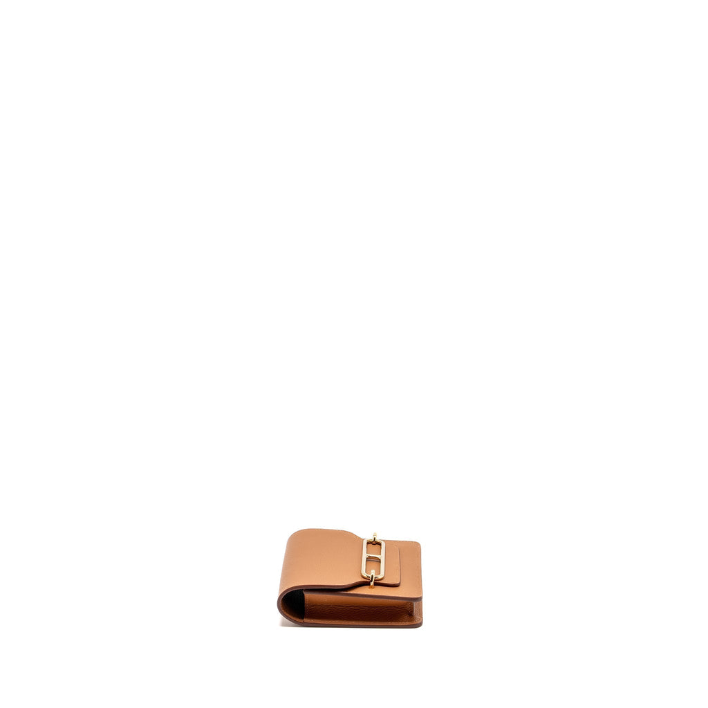 HERMES ROULIS SLIM EVERCOLOR GOLD/VERT FIZZ LGHW