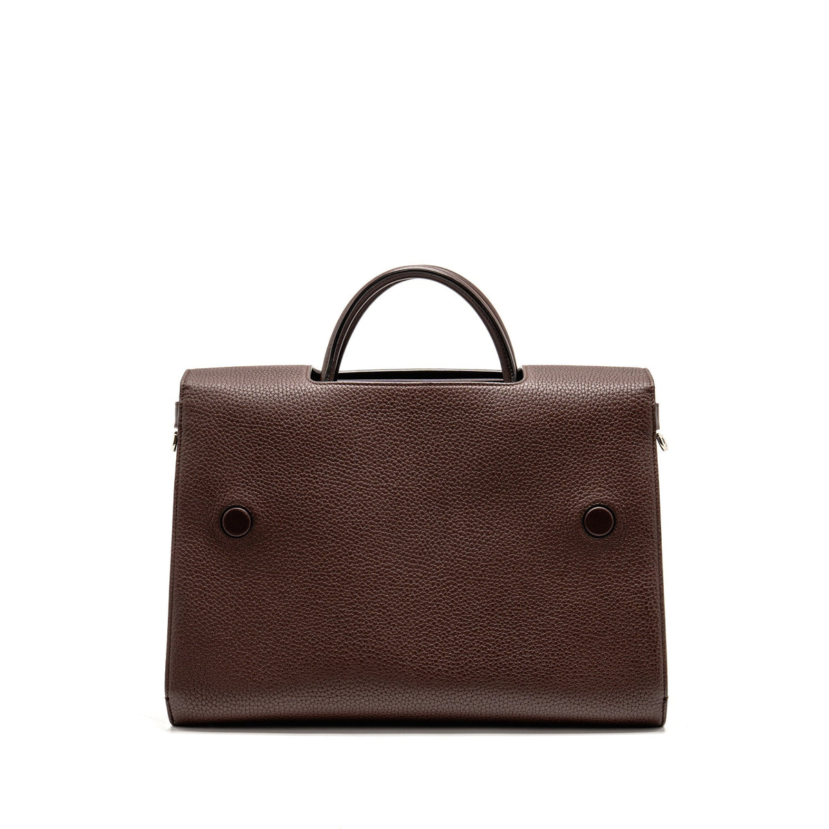 Dior Diorever Bag Pebbled Leather Dark Brown SHW
