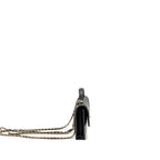 CHANEL 25C QUILTED CC TOP HANDLE MINI BACKPACK CAVIAR BLACK LGHW (MICROCHIP)