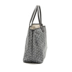 GOYARD SAINT LOUIS PM TOTE BAG GOYARDLINE CANVAS GREY SHW