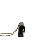 CHANEL MEDIUM CLASSIC DOUBLE FLAP BAG CAVIAR BLACK GHW(MICROCHIP)
