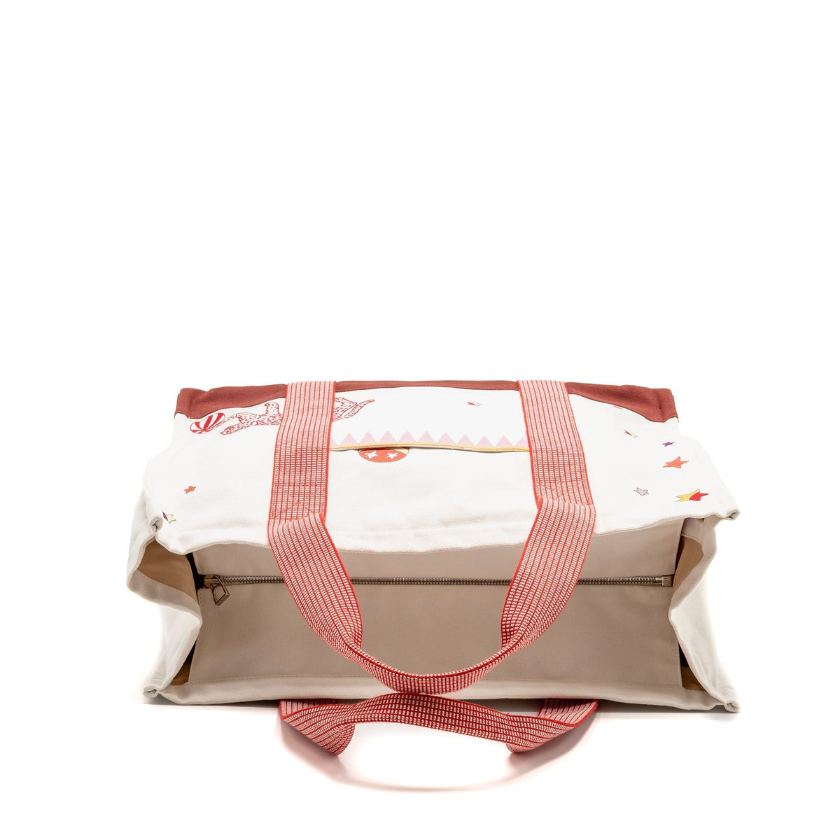 HERMES CIRCUS NAPPY BAG COTTON MULTICOLOUR SHW