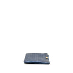 CHANEL BOY CLUTCH CALFSKIN PEARLY BLUE GHW