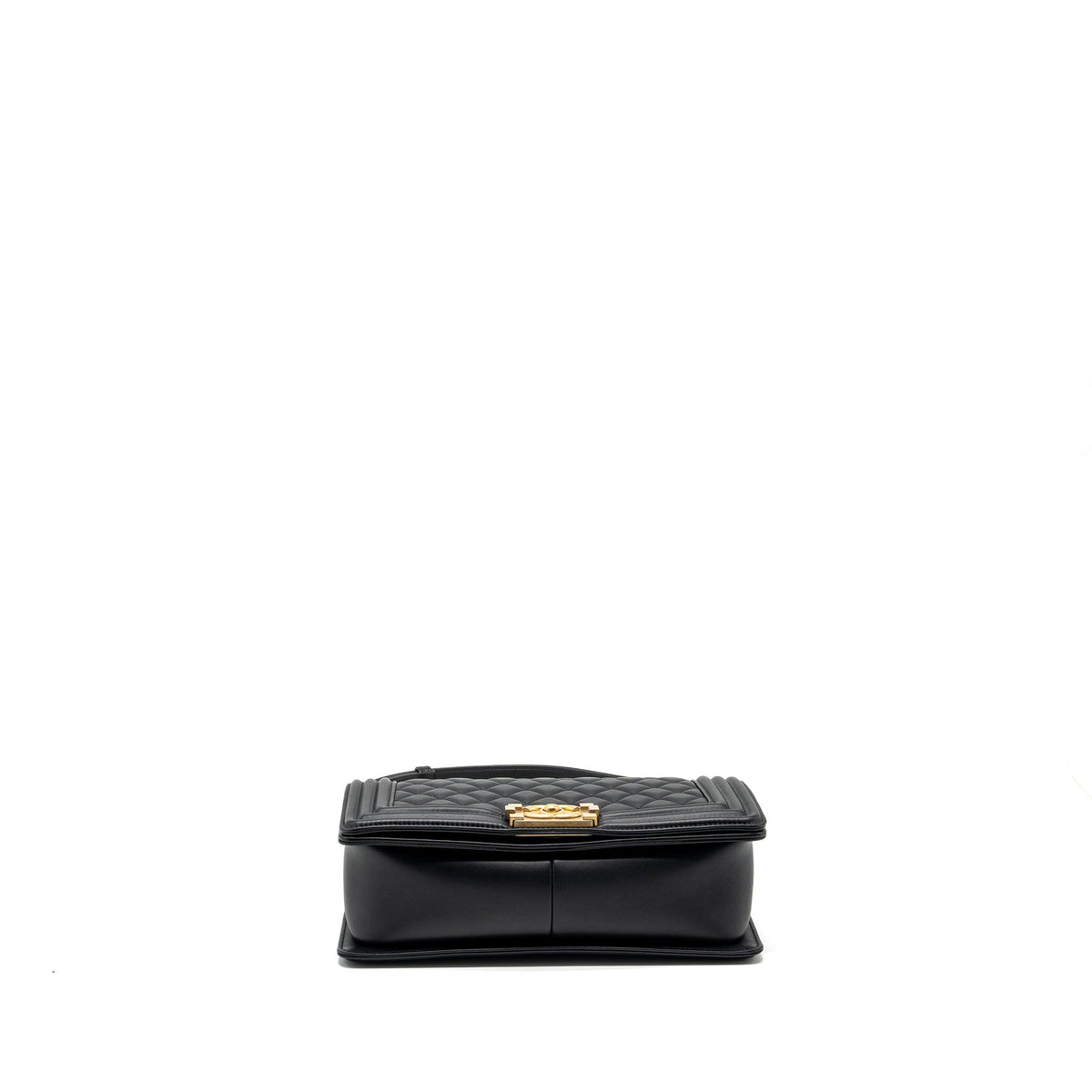 CHANEL MEDIUM BOY BAG SMOOTH CALFSKIN BLACK GHW