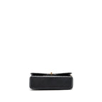 CHANEL MEDIUM CLASSIC DOUBLE FLAP BAG CAVIAR BLACK GHW