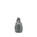 LOUIS VUITTON KEEPALL BANDOULIERE 25 WASHED DENIM CANVAS BLUE SHW