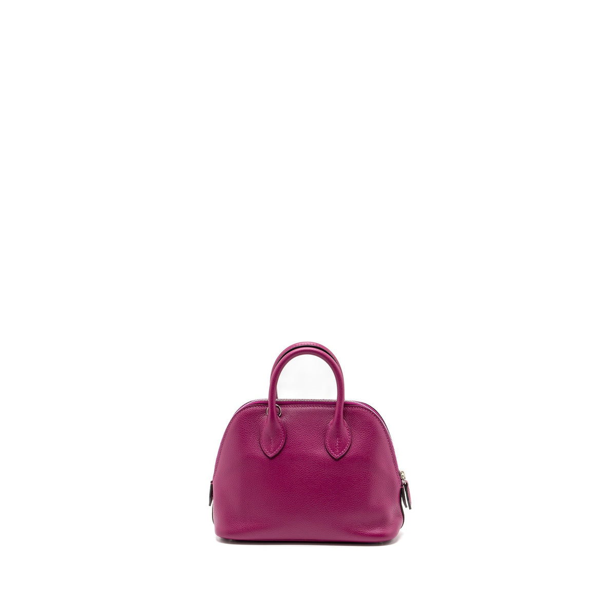 Hermes Mini Bolide Evercolor Rose Purple SHW
