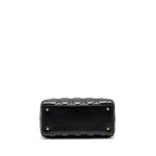 DIOR MEDIUM LADY DIOR LAMBSKIN BLACK GHW