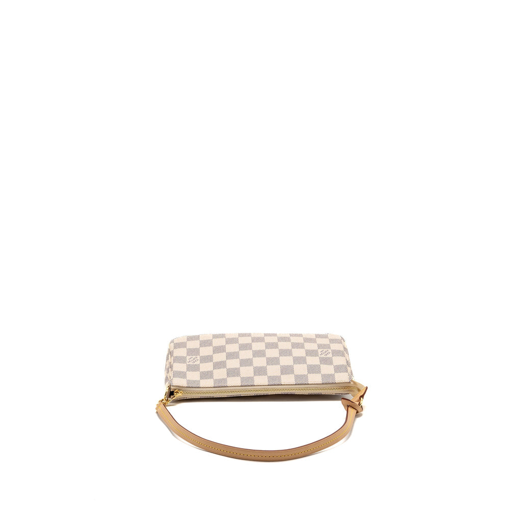 Louis Vuitton Pochette Accessoires Damier Azur Canvas GHW