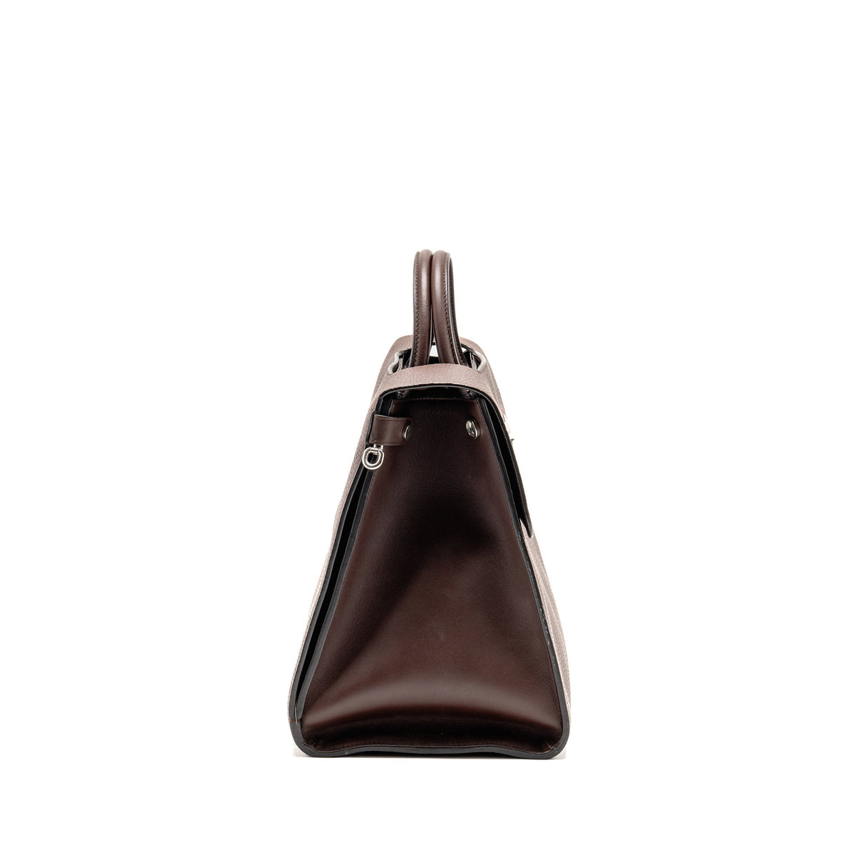 Dior Diorever Bag Pebbled Leather Dark Brown SHW