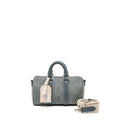 LOUIS VUITTON KEEPALL BANDOULIERE 25 WASHED DENIM CANVAS BLUE SHW