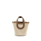 HERMES IN-THE-LOOP 18 BAG CANVAS / SWIFT ECRU-BEIGE/ BEIGE DE WEIMAR SHW