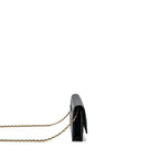 CHANEL CLASSIC WALLET ON CHAIN CAVIAR BLACK GHW (MICROCHIP)