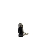 CHANEL MEDIUM CLASSIC DOUBLE FLAP BAG LAMBSKIN BLACK GHW