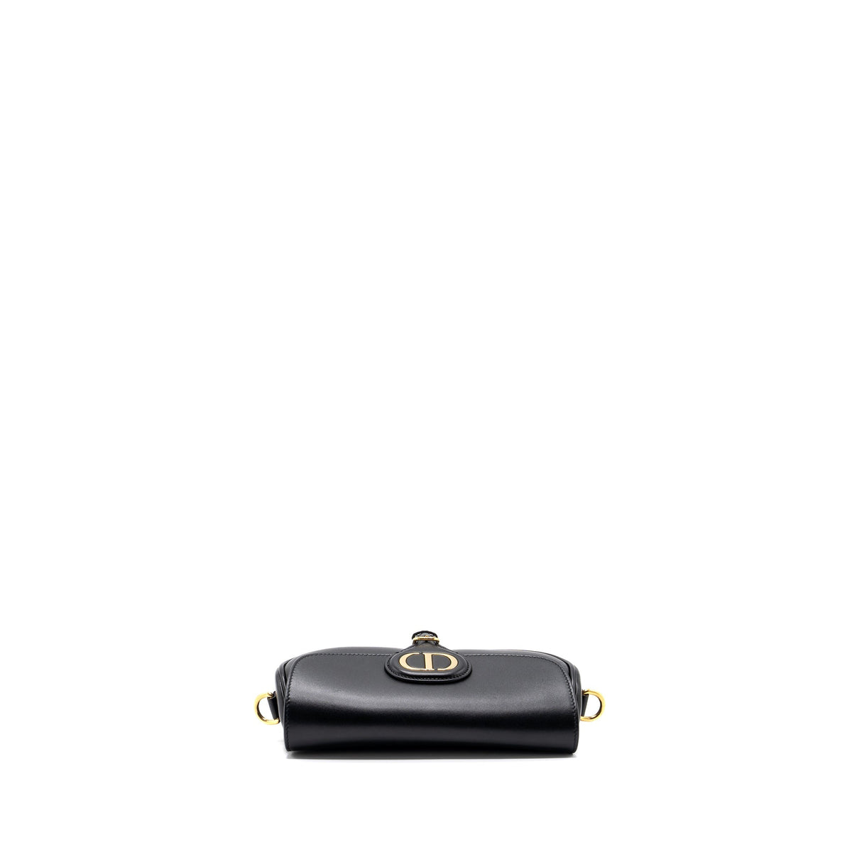 DIOR BOBBY EAST-WEST BAG BOX CALFSKIN BLACK GHW