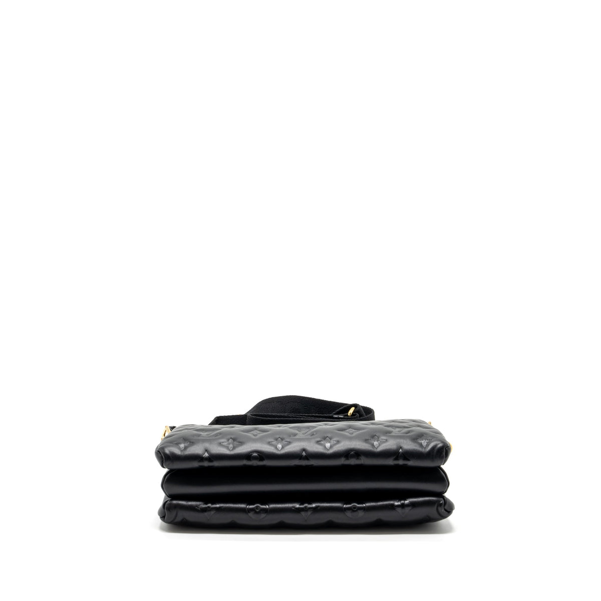 LOUIS VUITTON COUSSIN PM MONOGRAM EMPREINTE LAMBSKIN BLACK GHW (NEW VERSION)