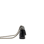 CHANEL MINI RECTANGULAR FLAP BAG LAMBSKIN BLACK LGHW