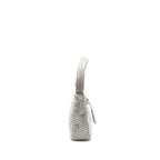 PRADA RE-EDITION SATIN CRYSTAL MINI BAG SILVER SHW