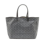 GOYARD SAINT LOUIS PM TOTE BAG GOYARDLINE CANVAS GREY SHW