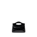 CHANEL 24C MINI 31 CLUTCH WITH CHAIN SHINY CALFSKIN BLACK LGHW (MICROCHIP)