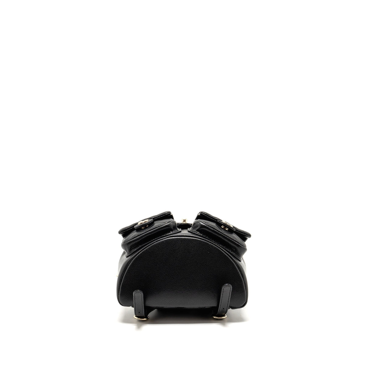 CHANEL TRIPLE PACK DUMA BACKPACK CAVIAR BLACK LGHW (MICROCHIP)