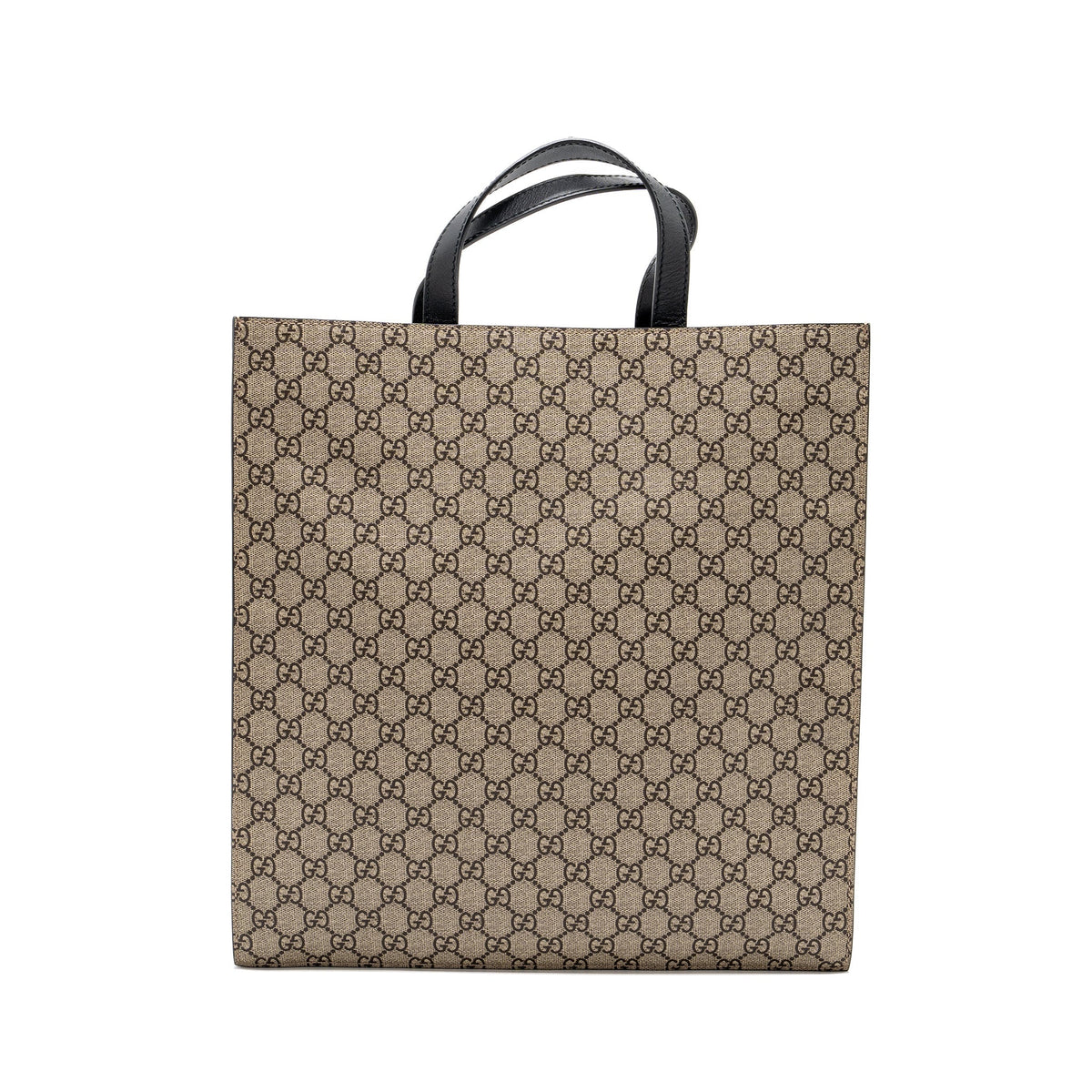 GUCCI BLIND FOR LOVE TOTE BAG GG SUPREME CANVAS BLACK/ MULTICOLOUR GHW