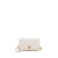 CHANEL GIANT CHAIN CLASSIC WALLET ON CHAIN LAMBSKIN WHITE MULTICOLOUR HARDWARE (MICROCHIP)